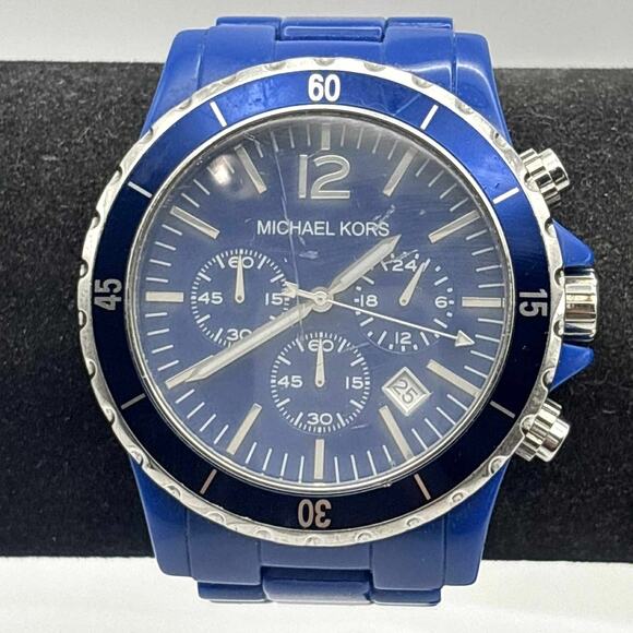 Blue Michael Kors Men's Watch - Picture 1 of 4